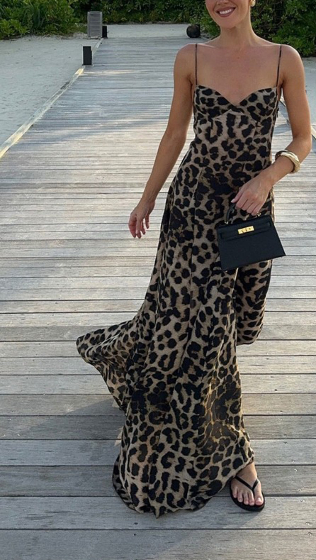 Pre Order Maxi Leopard Dress