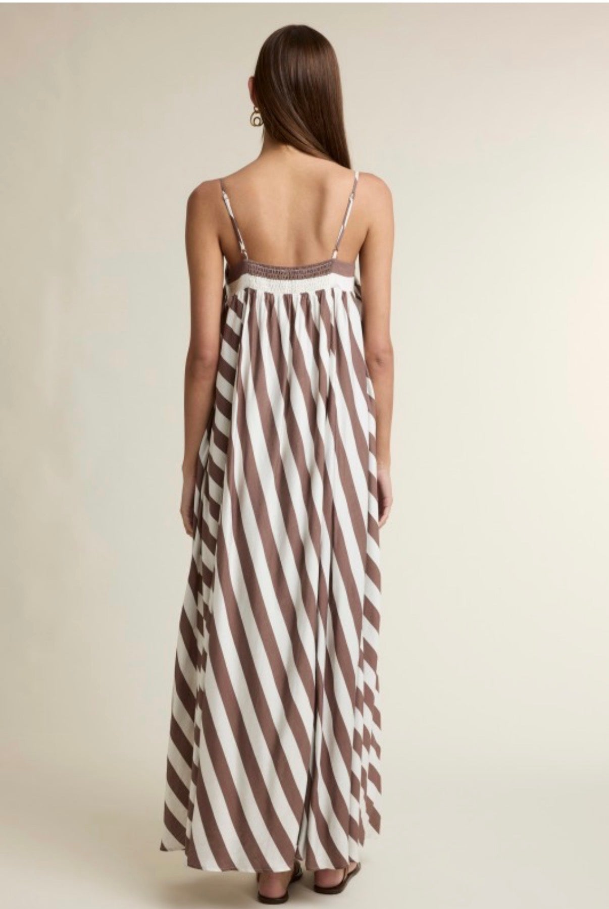 Coming July Ale Stripe Maxi Dress