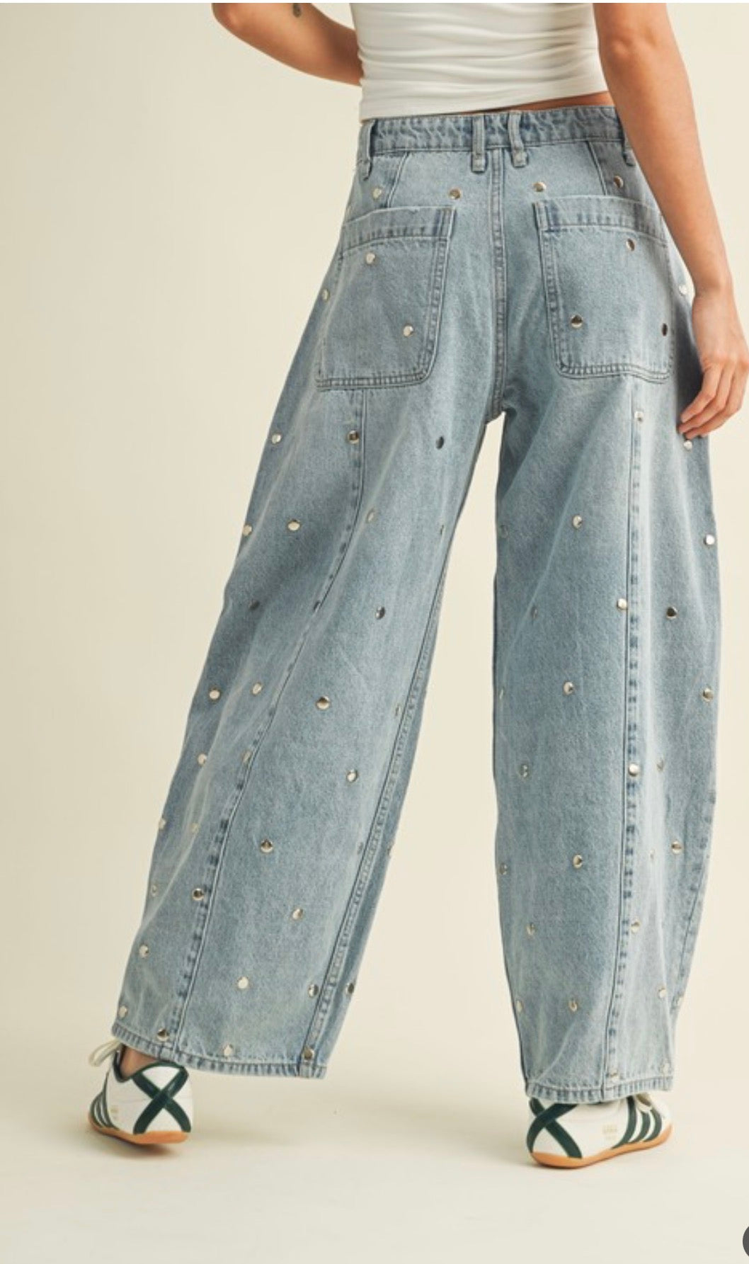 Pre Order Denim Barrel Jean Arriving in mid june