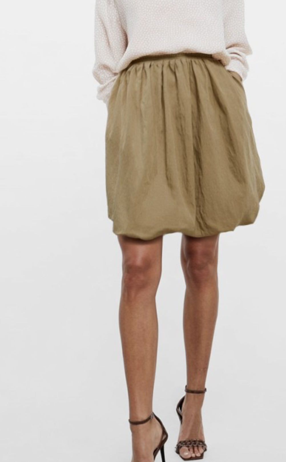 Bubble Skirt Tan Final Sale