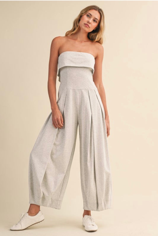 End of August Kathy Jumpsuit Grey