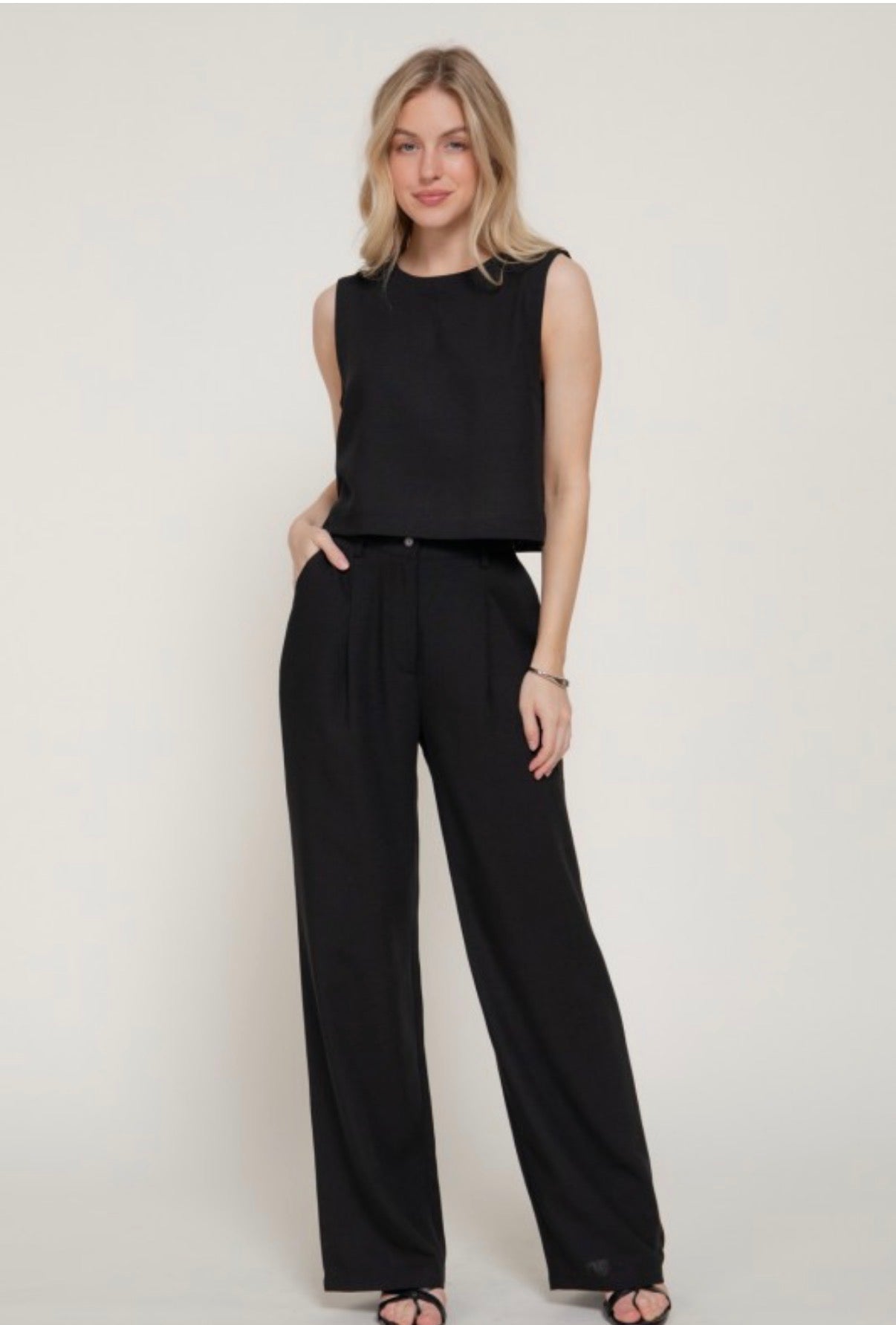 Black Top and Pant Set Arriving Next week