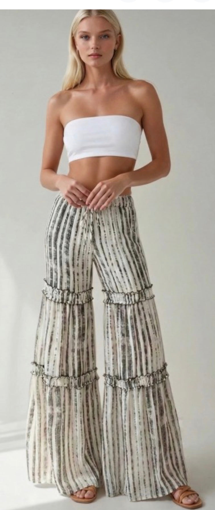 Eva Chiffon Palazzo Pants Final Sale