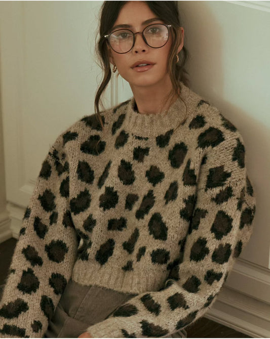 Pre Order Leopard Sweater Top