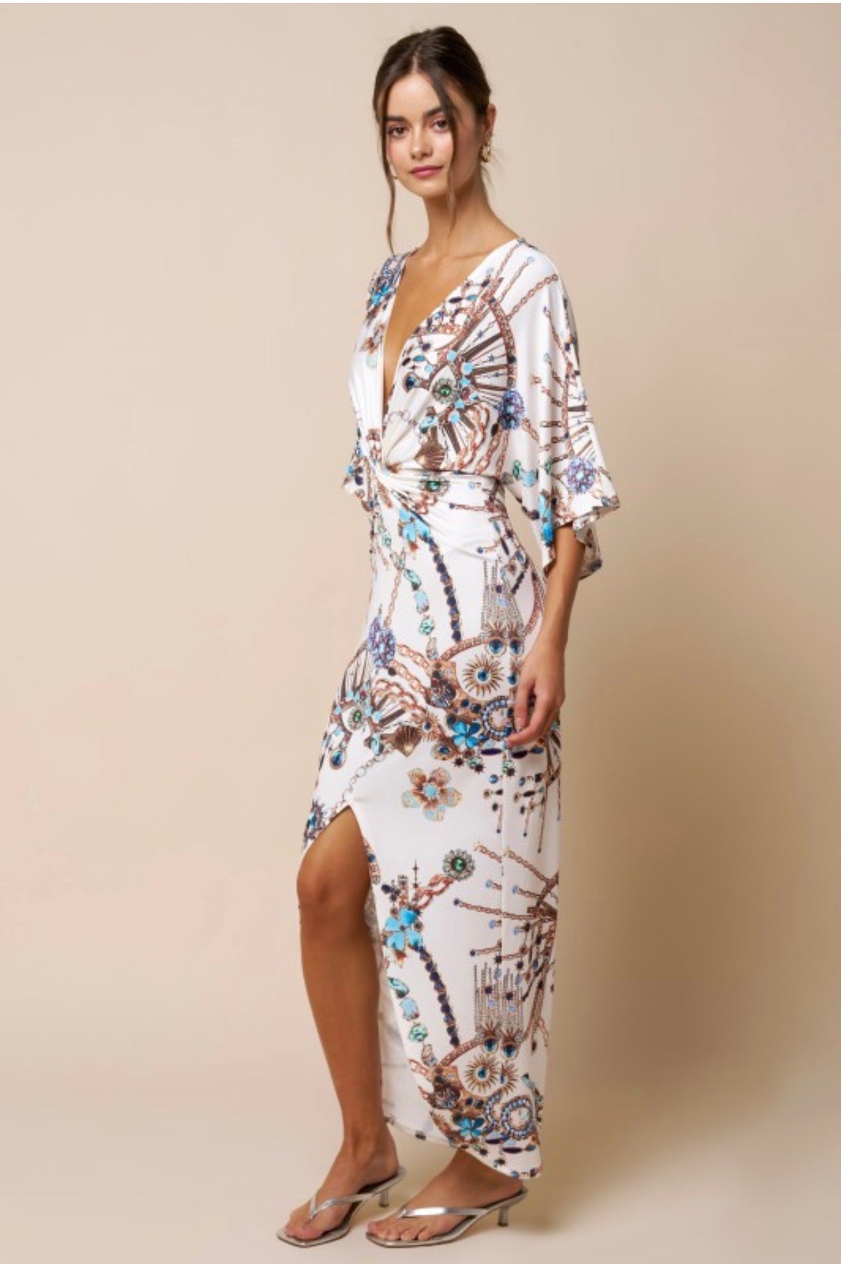 Pre Order Printed Maxi Dress July