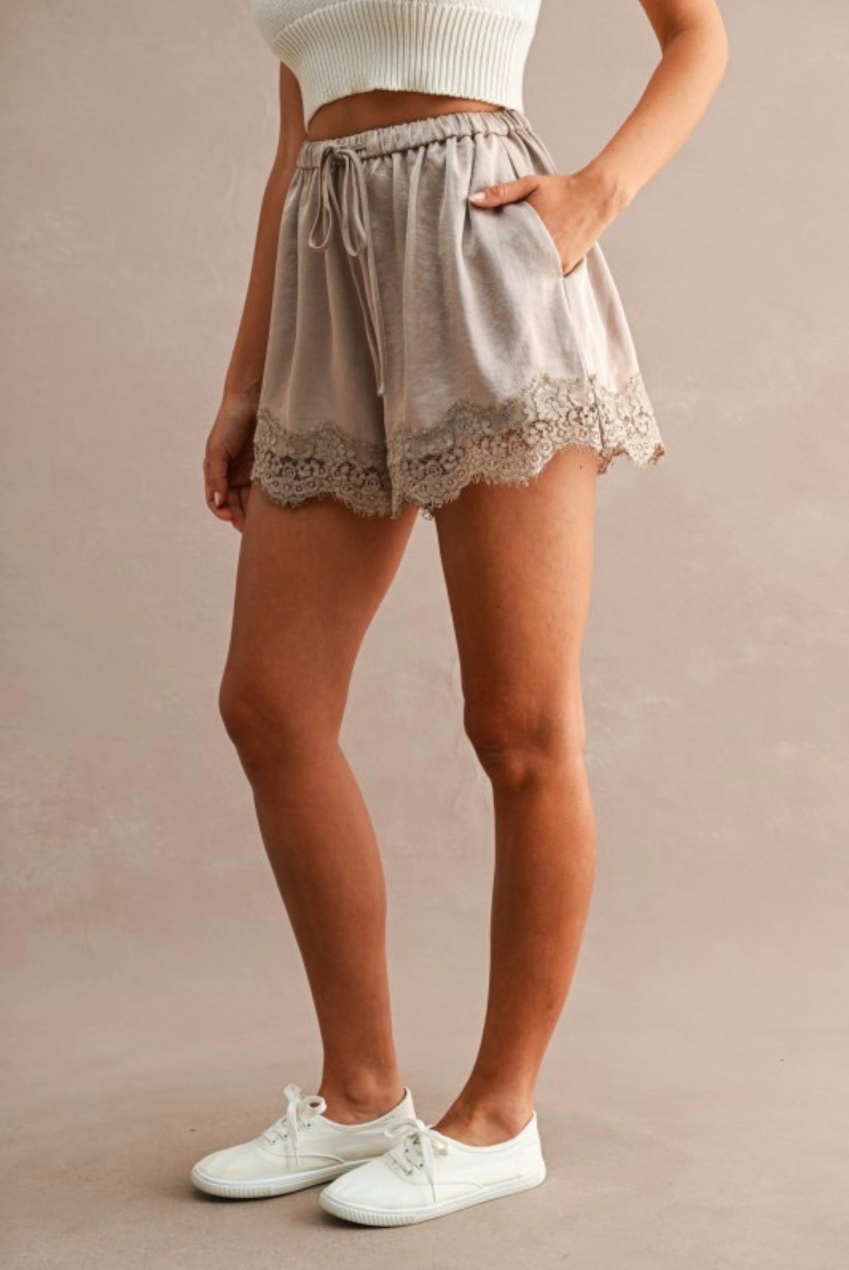 Pre Order Taupe Shorts