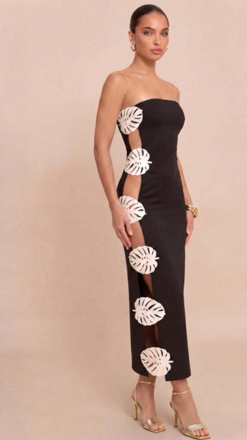 Black Strapless Dress