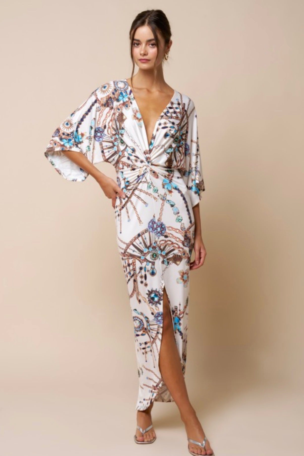 Pre Order Printed Maxi Dress July