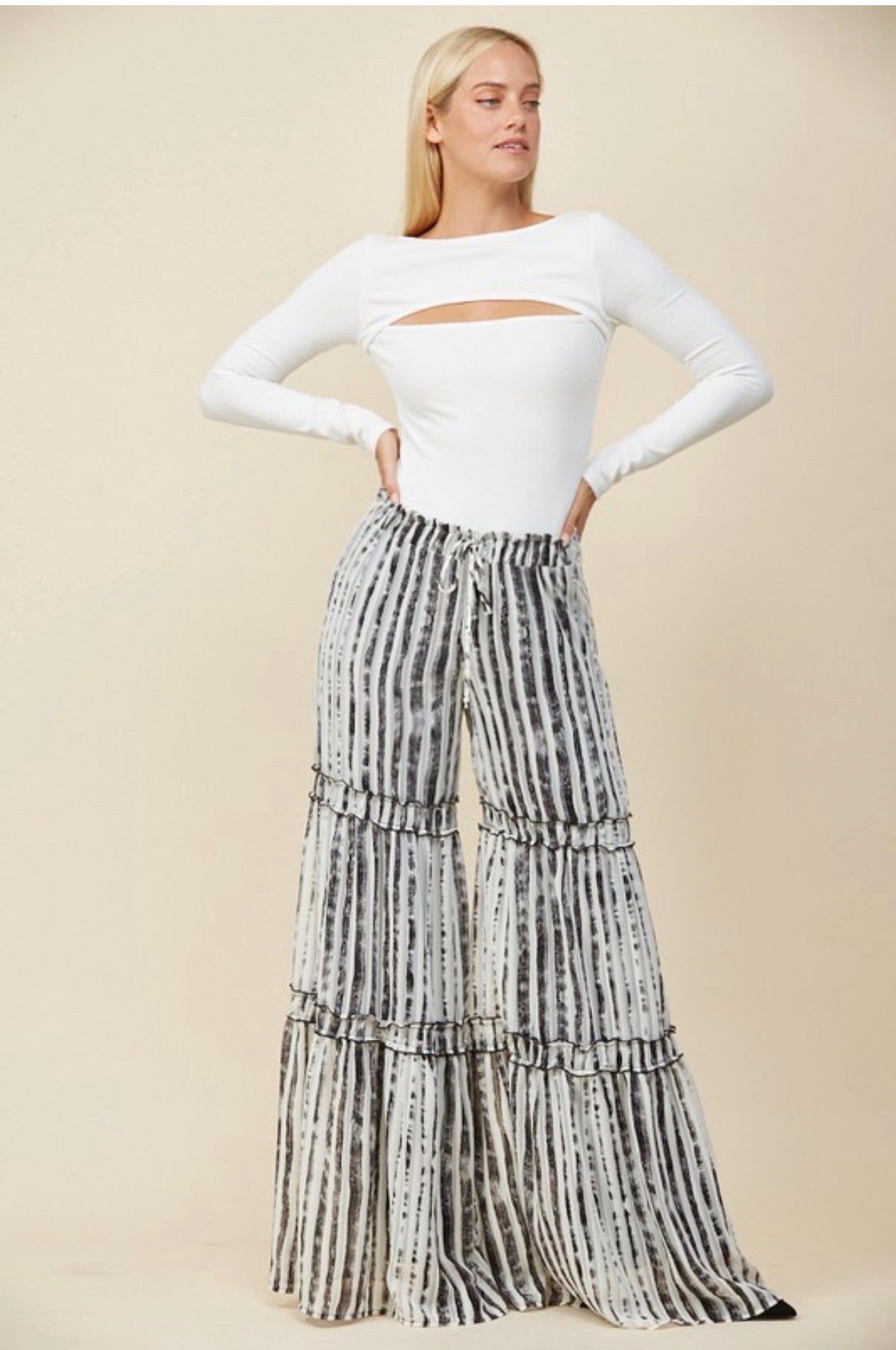 Eva Chiffon Palazzo Pants Final Sale