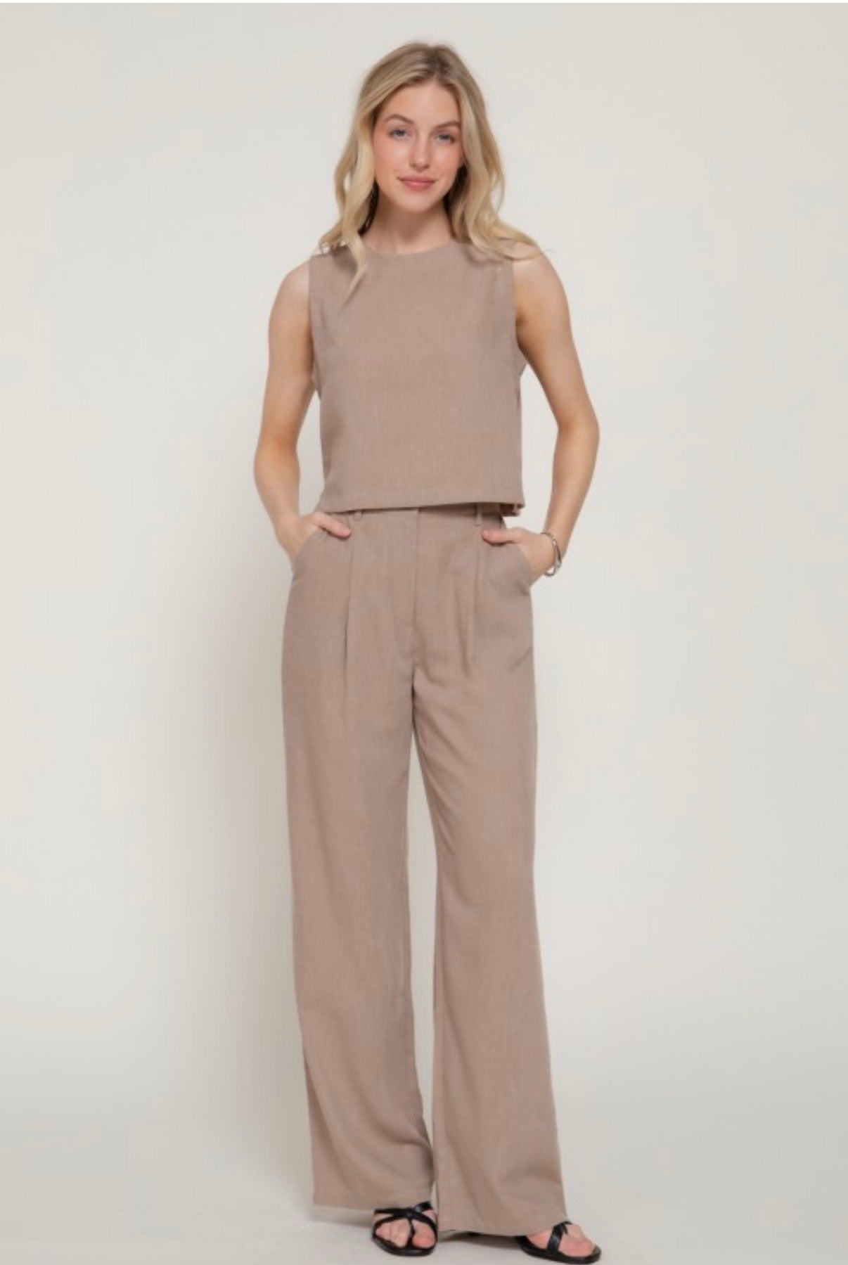 Mauve Top and Pant Set