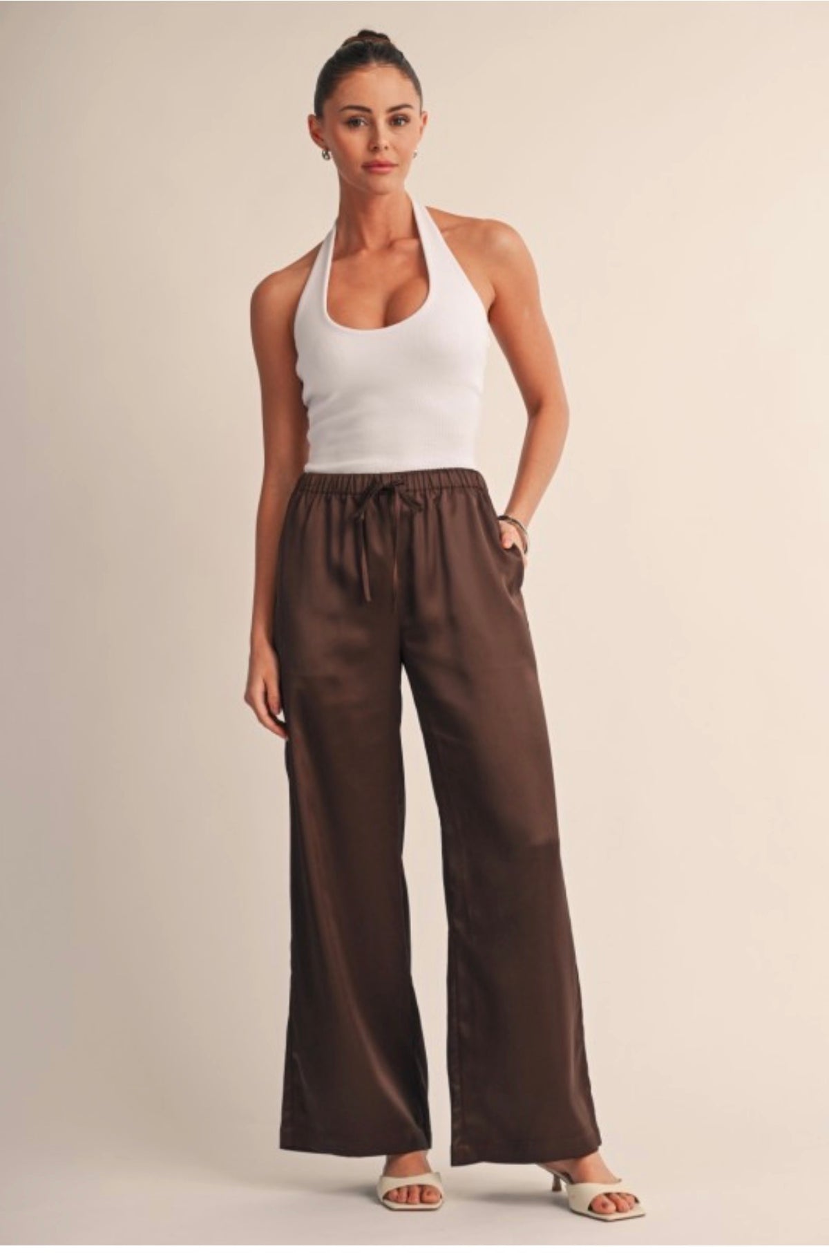 Pre Order ETA 9/25 Sole Satin Pants