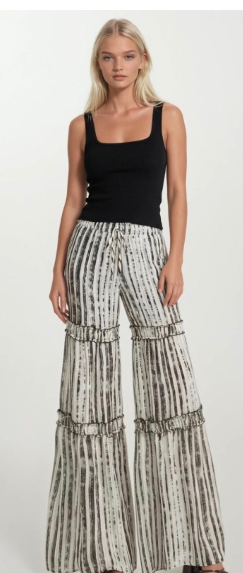 Eva Chiffon Palazzo Pants Final Sale
