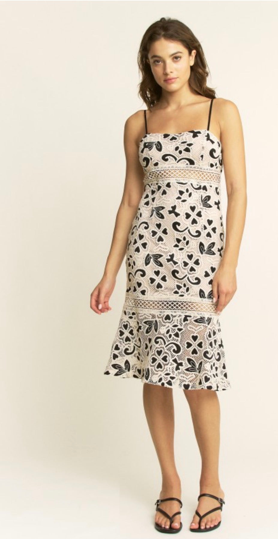 Pre order Embroidered Floral Eyelet Midi Dress