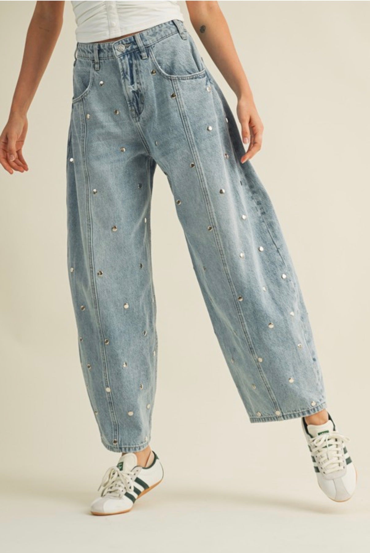 Pre Order Denim Barrel Jean Arriving in mid june
