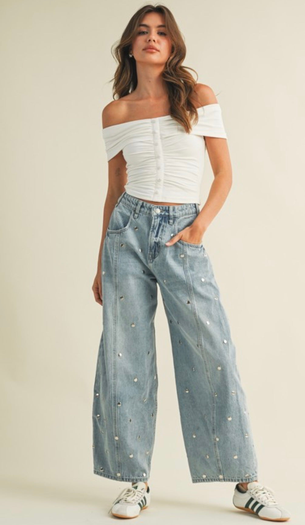 Pre Order Denim Barrel Jean Arriving in mid june