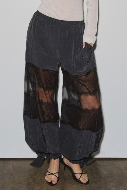 Lydia Balloon Lace Pant