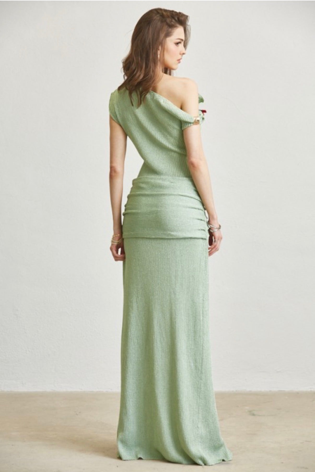 Sage Dress runs big