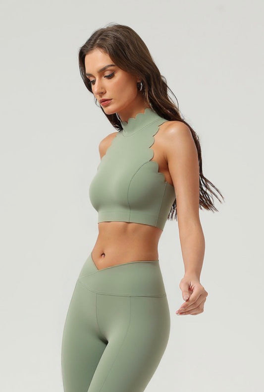 Vero Activewear Set Olive Green