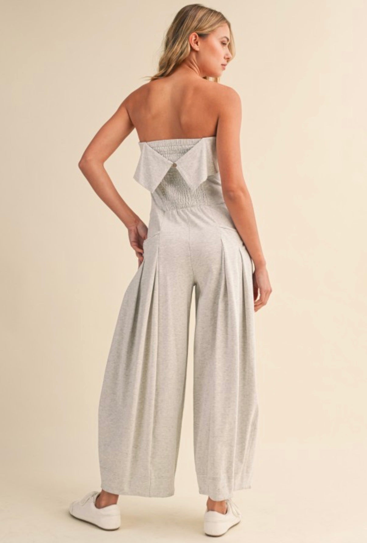 End of August Kathy Jumpsuit Grey