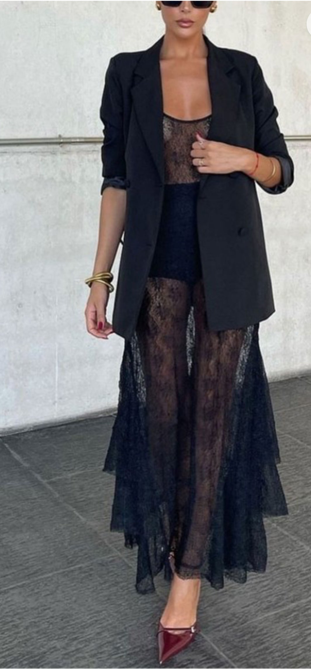 Pre Order Lace Black Dress
