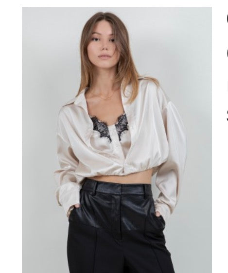 Alicia Champagne Blouse